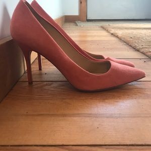 J. Crew Italian Leather Pink Pumps